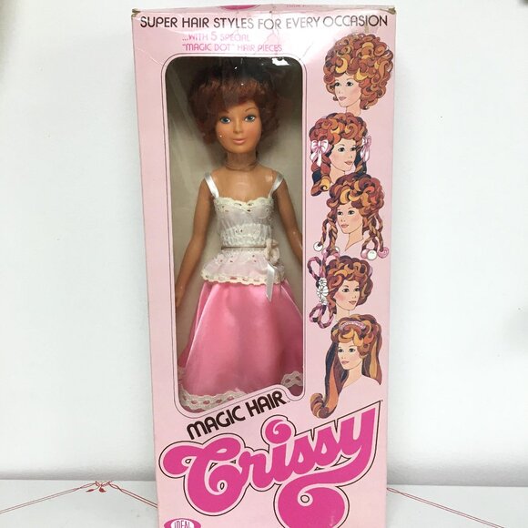 Vintage 1977 "Magic Hair Crissy" Doll - Complete in Box with Hair Pieces - Picture 1 of 14